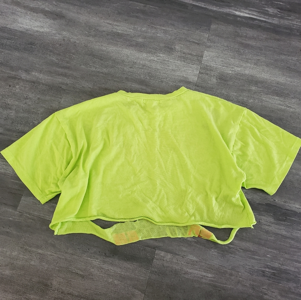 Green Neon FN Bad Girls Club Short Sleeve - Picture 2 of 3
